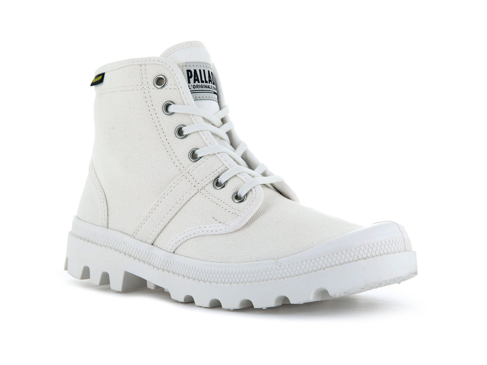 Botas Palladium PALLABROUSSE Hombre Blancas | Costa Rica-61598